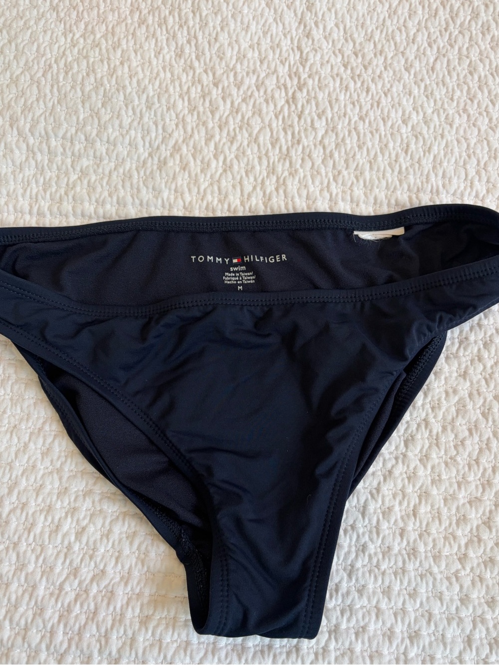 Tommy Hilfiger Navy Swim Bottom with Signature Flag